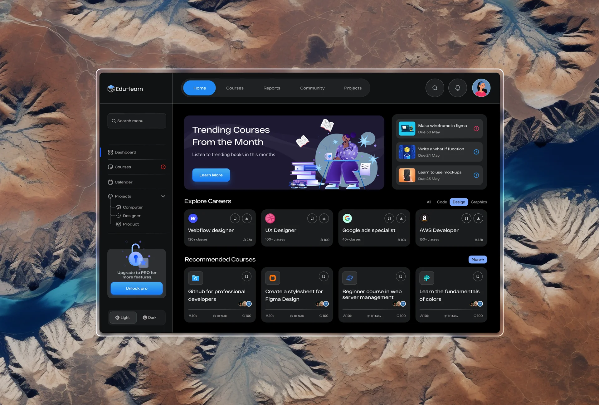 Edulearn Learning Dashboard